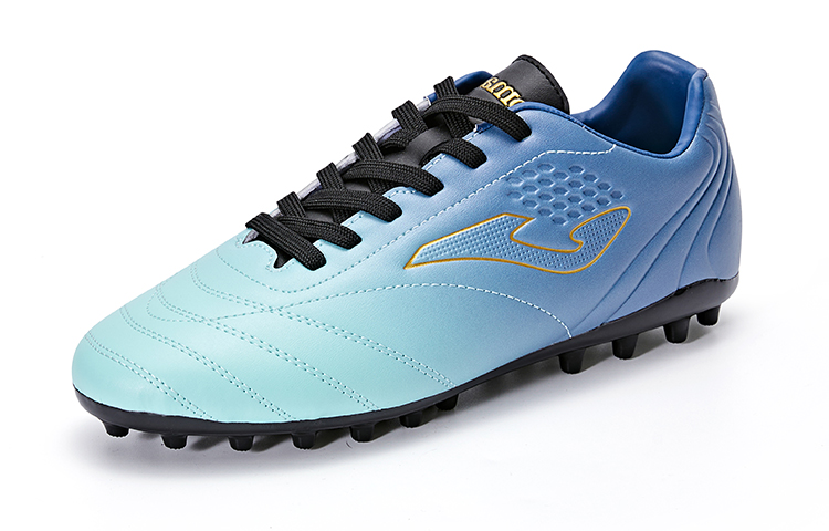Joma Synthetic Leather MG Multi Ground Slip Resistant Abrasion Resistant MG Soccer Shoes Men’s Green Blue