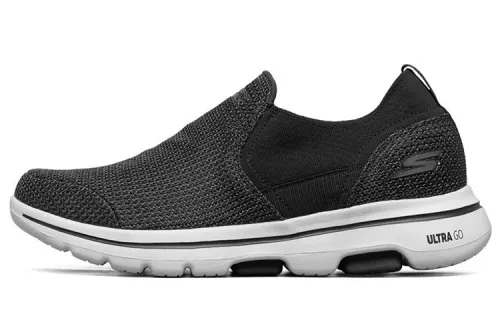 Skechers Go Walk 5 Casual Shoes Men's Low Top Black/White