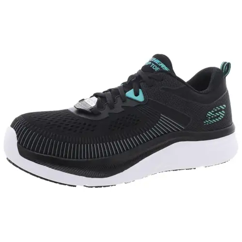 Skechers Work Comfortable Abrasion Resistant Low top Casual Shoes Men's Black White