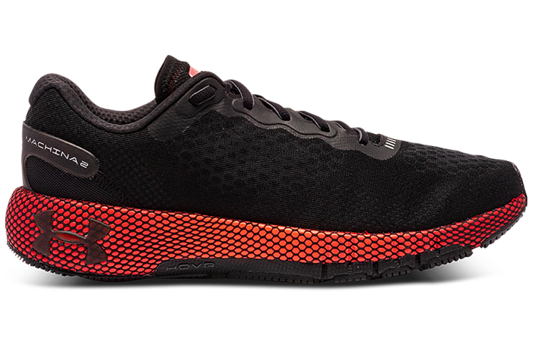 Кроссовки Under Armour HOVR Machina 2 CLRSHFT CN (черно-красные) — фото 2
