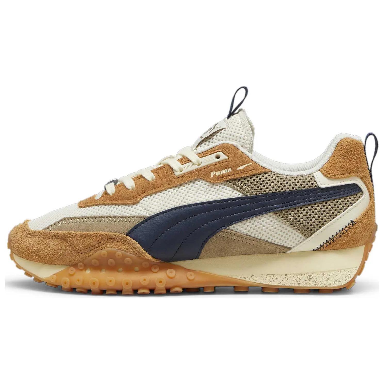 PUMA Blktop Rider Abrasion Resistant Low top Casual Shoes Unisex Beige Brown