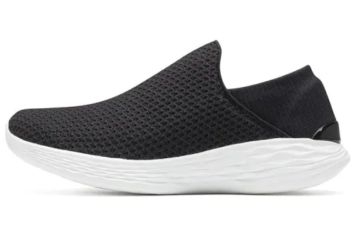 Skechers YOU Fabric Low top Casual Shoes Women's Black White