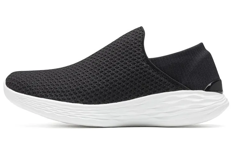 Skechers YOU Fabric Low top Casual Shoes Women's Black White