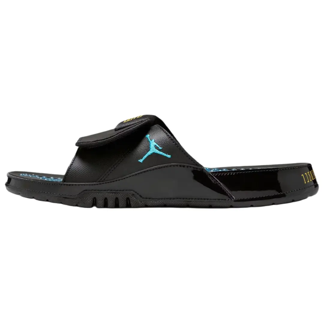 Jordan Hydro 11 Slide Slippers Unisex Black Blue
