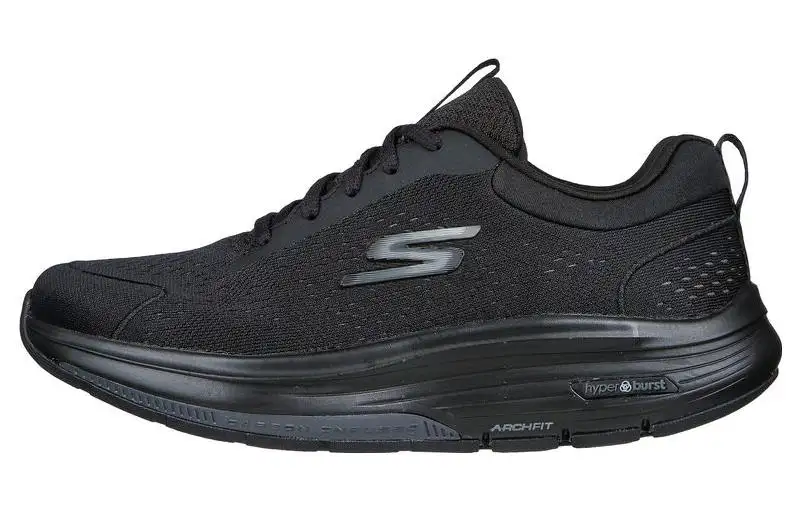 Skechers Go Walk Workout Walker Fabric Low top Casual Shoes Women's Black