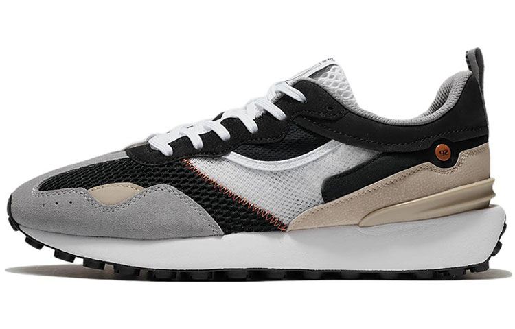 Li Ning Fangyuan Classic Low top Casual Shoes Men's Black Gray