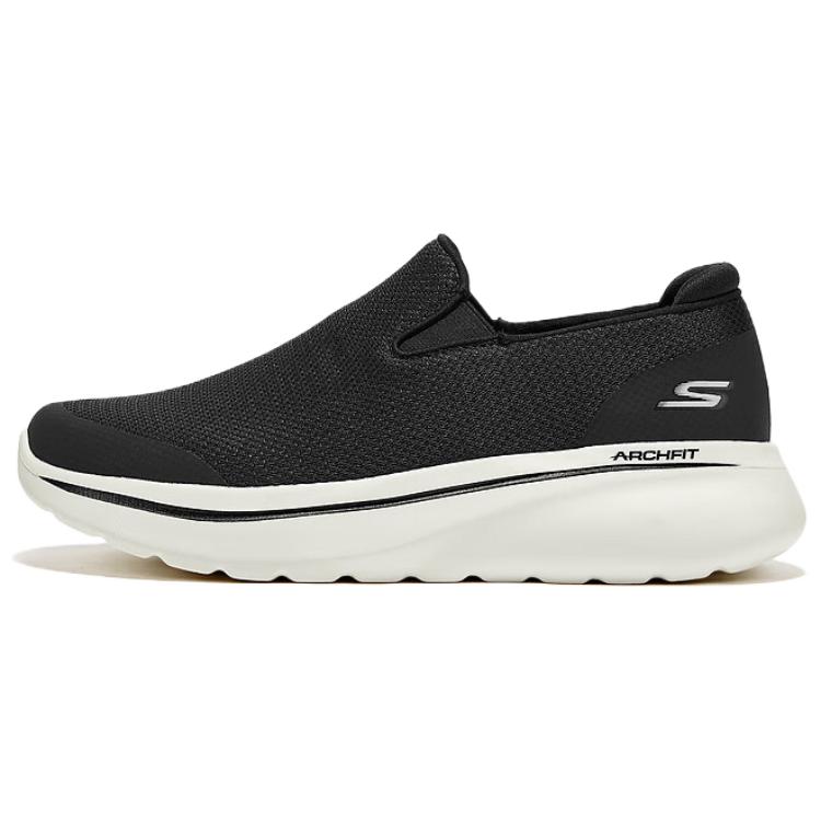 Skechers Abrasion Resistant Support Height Increasing Low top Casual Shoes Men’s Black White