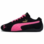 PUMA Speedcat Crimson Rose Slip Resistant, Abrasion Resistant, Lightweight Low top Casual Shoes Unisex Black Rose Red