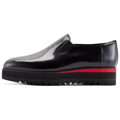 Onitsuka Tiger Slip on 'Black Red' Women's