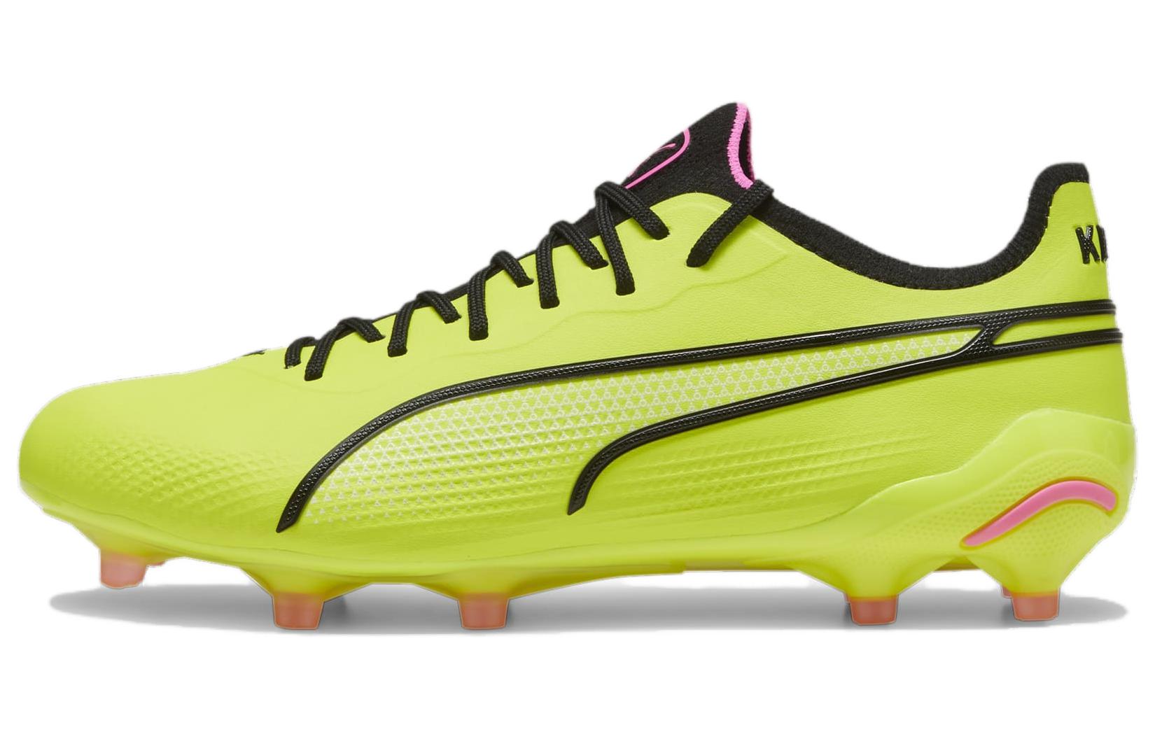 Женские бутсы PUMA PUMA King Ultimate FG/AG (зелено-черные)