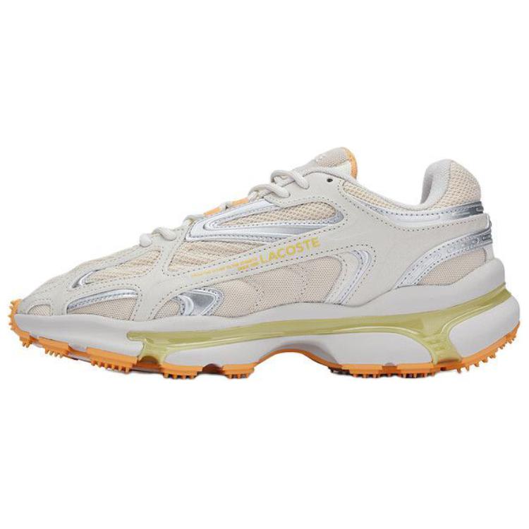 LACOSTE Slip Resistant Low top Casual Shoes Men's Light Orange