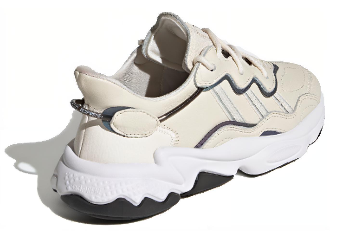 Женские кроссовки adidas originals Ozweego (бежевые) — Бежевый — фото 3