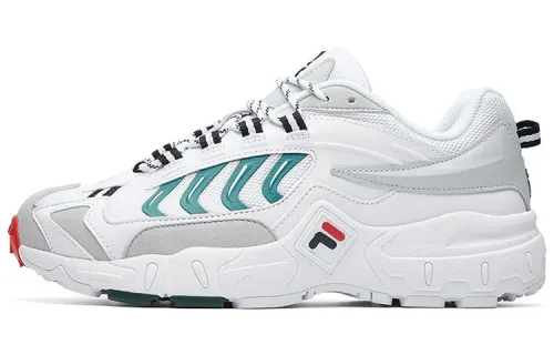 FILA Running Shoes Grey/White/Green Women's