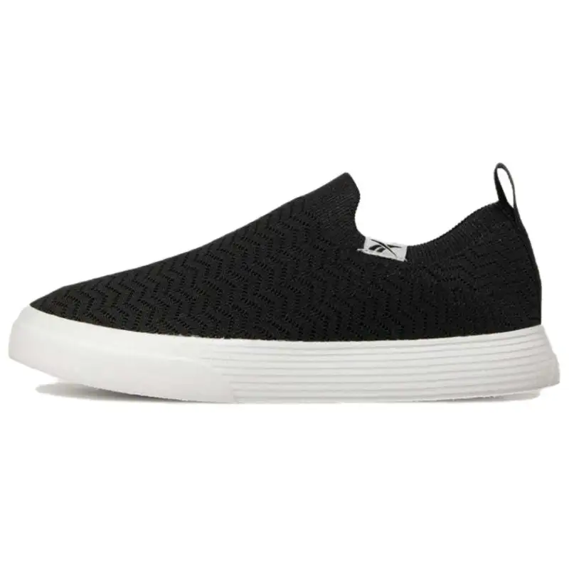 Reebok Women's OnLux Slip On 'Black Steely Fog'