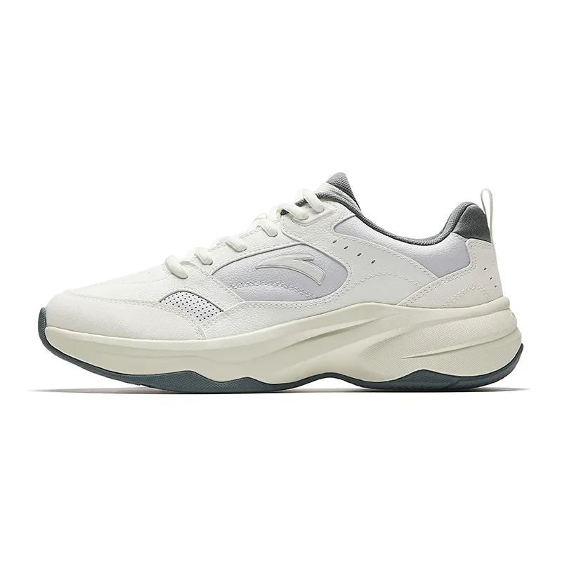 Anta ACE 2 Rebound Height Increasing Low top Casual Shoes Men's White Gray