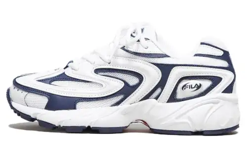FILA Comfortable Round Toe Low top Casual Shoes Women's White