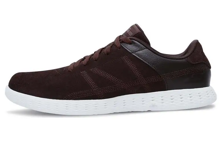 Skechers ON THE GO Glide Suede Low top Sports Casual Shoes Chocolate