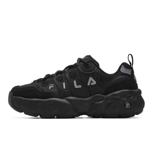 FILA MUFFIN Wear resistant And Lightweight Low top Casual Shoes Women's Black