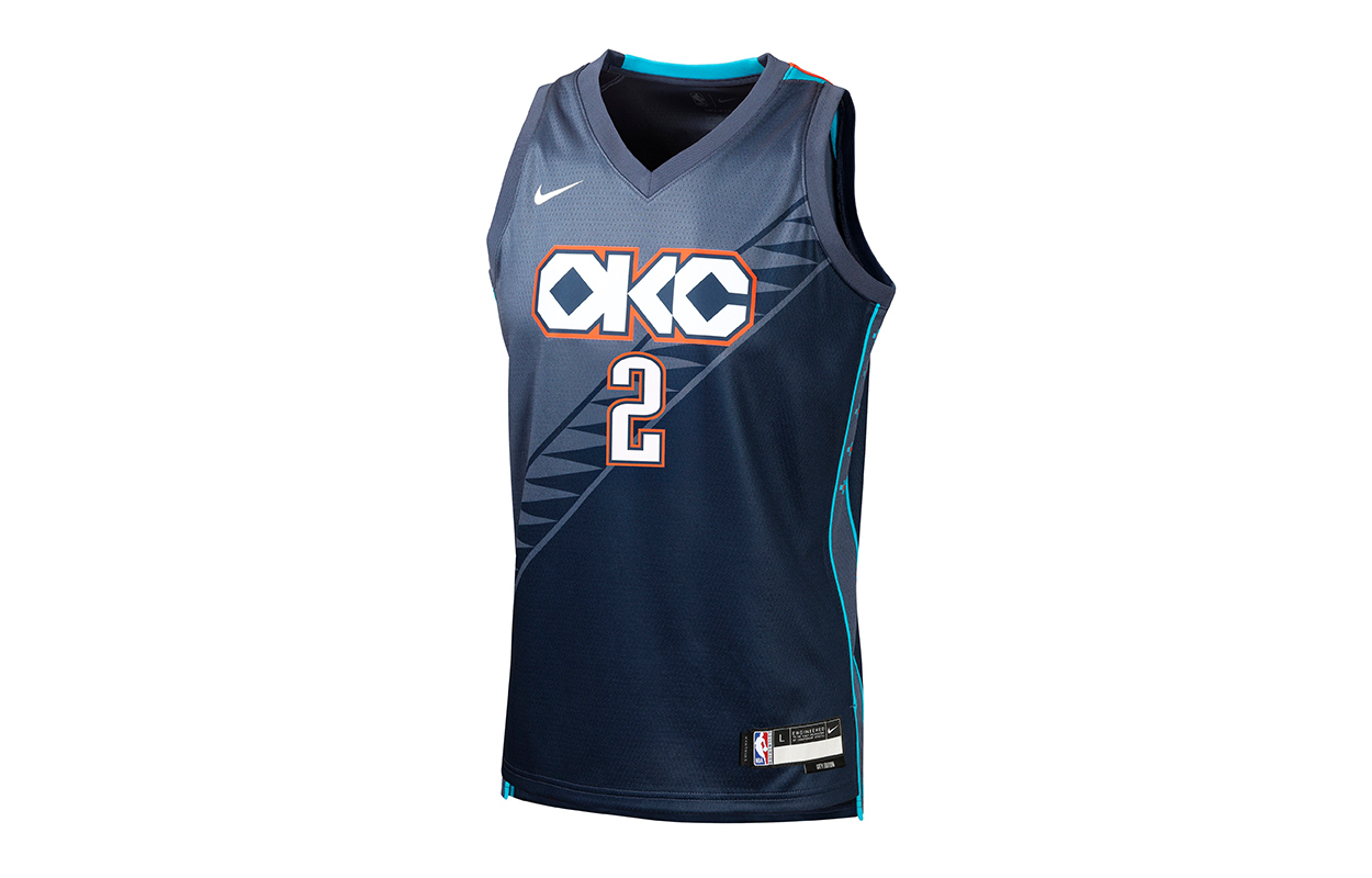 Майка баскетбольная Nike Nike × NBA SGA26 (синяя)