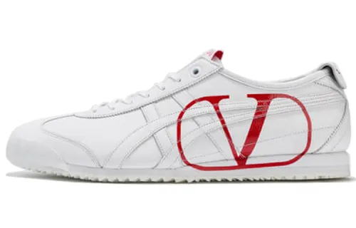 Onitsuka Tiger MEXICO 66 Cow Leather Cushioning Wear resistant And Lightweight Low top Casual Shoes Unisex White