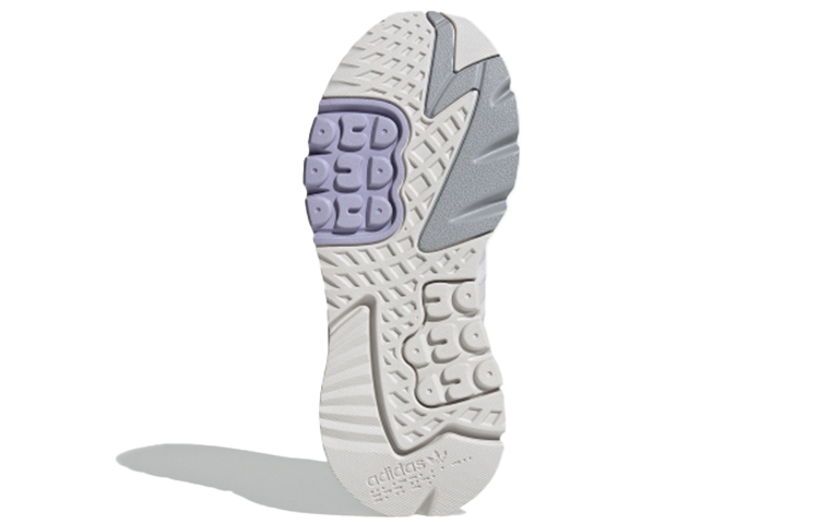 Женские кроссовки adidas originals Nite Jogger (серые / белые) — Серый / белый — фото 6