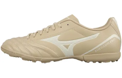 Mizuno Cushioning Slip Resistant Soccer Shoes Men's Coffee White