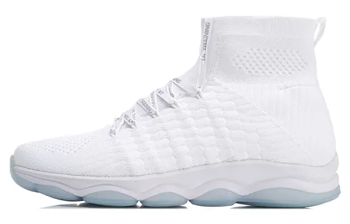 Li Ning Wujie Casual Shoes Women's High Top White