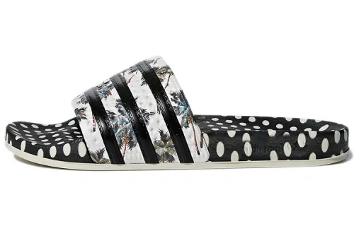 Adidas Wmns Adilette Slide 'Black White Silver' Women's