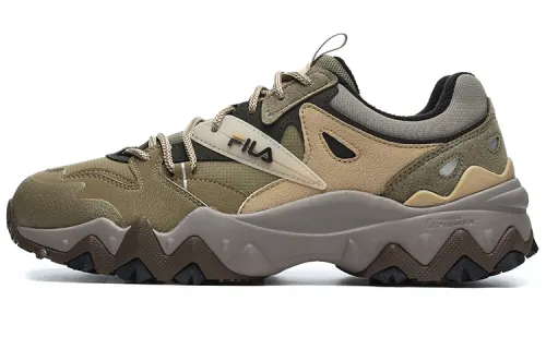 FILA Oakmont Textile, Synthetic Leather, TPU 2 WE Fleece Lined Retro Sports Low top Casual Shoes Men's Green