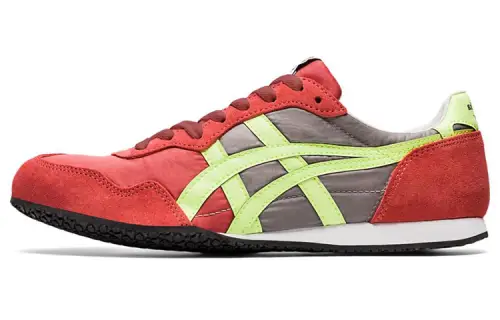 Onitsuka Tiger Serrano Slip Resistant Abrasion Resistant Low top Red Green Brown Unisex Casual Shoes