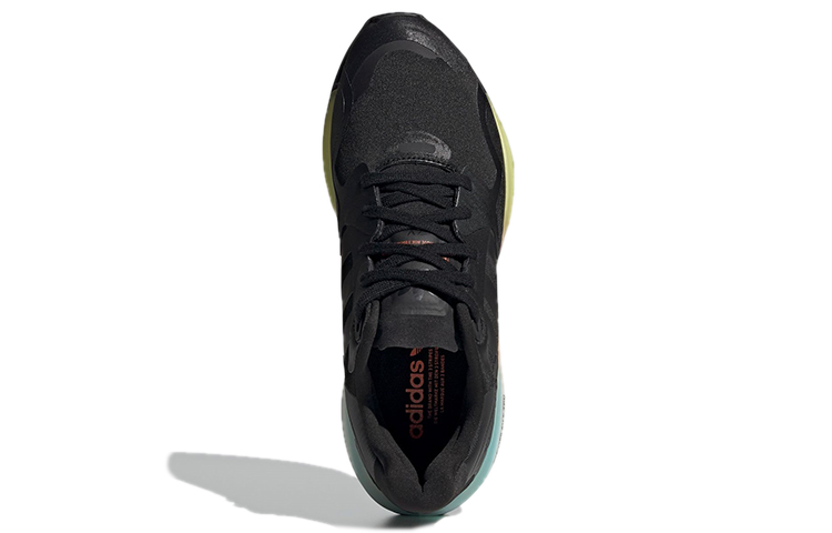 Кроссовки adidas originals ZX Alkyne (черно-желто-сине-оранжевые) — Чёрный / жёлтый / синий / оранжевый — фото 5