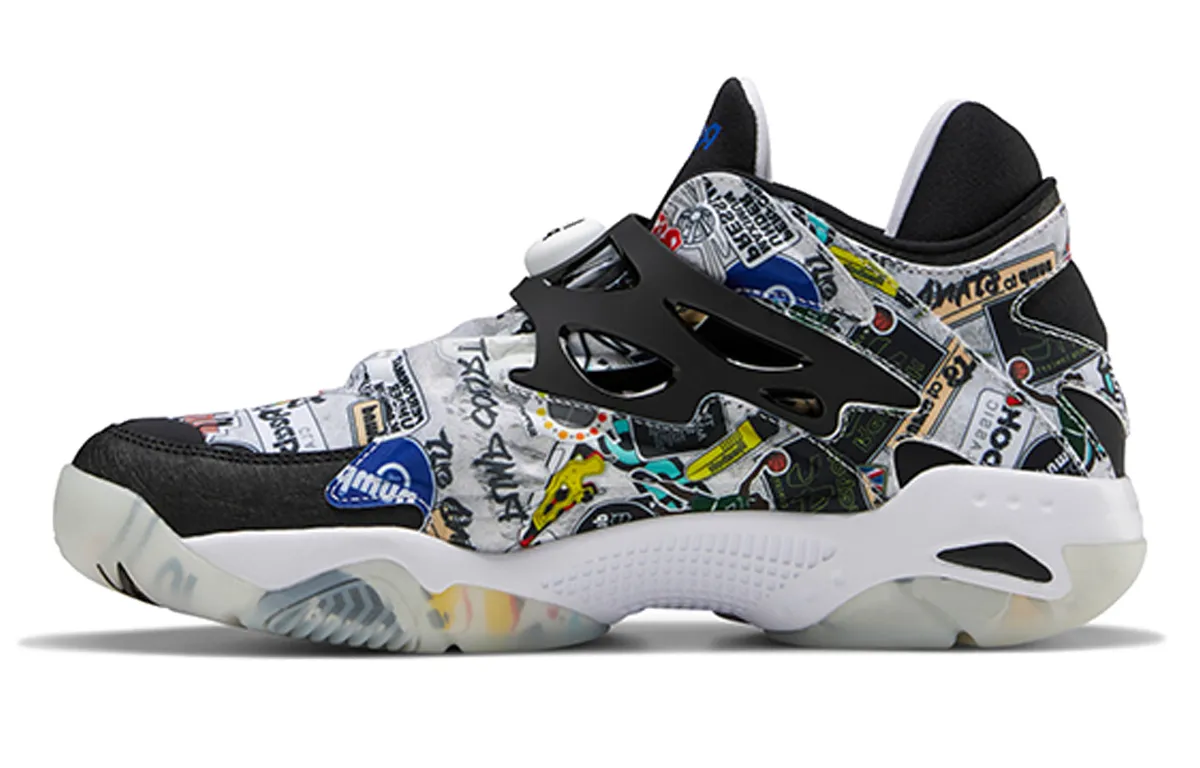Pump Court Reebok 'Sticker City - White Black'