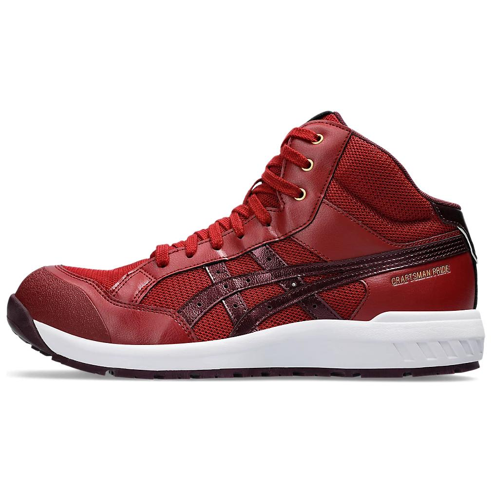 Asics Winjob Mid top Casual Shoes Unisex Burgundy
