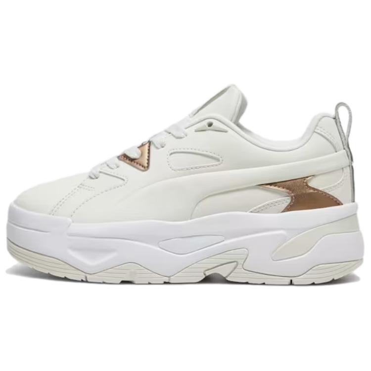 PUMA Blaster Cow Leather, Leather Low top Casual Shoes Women's Beige