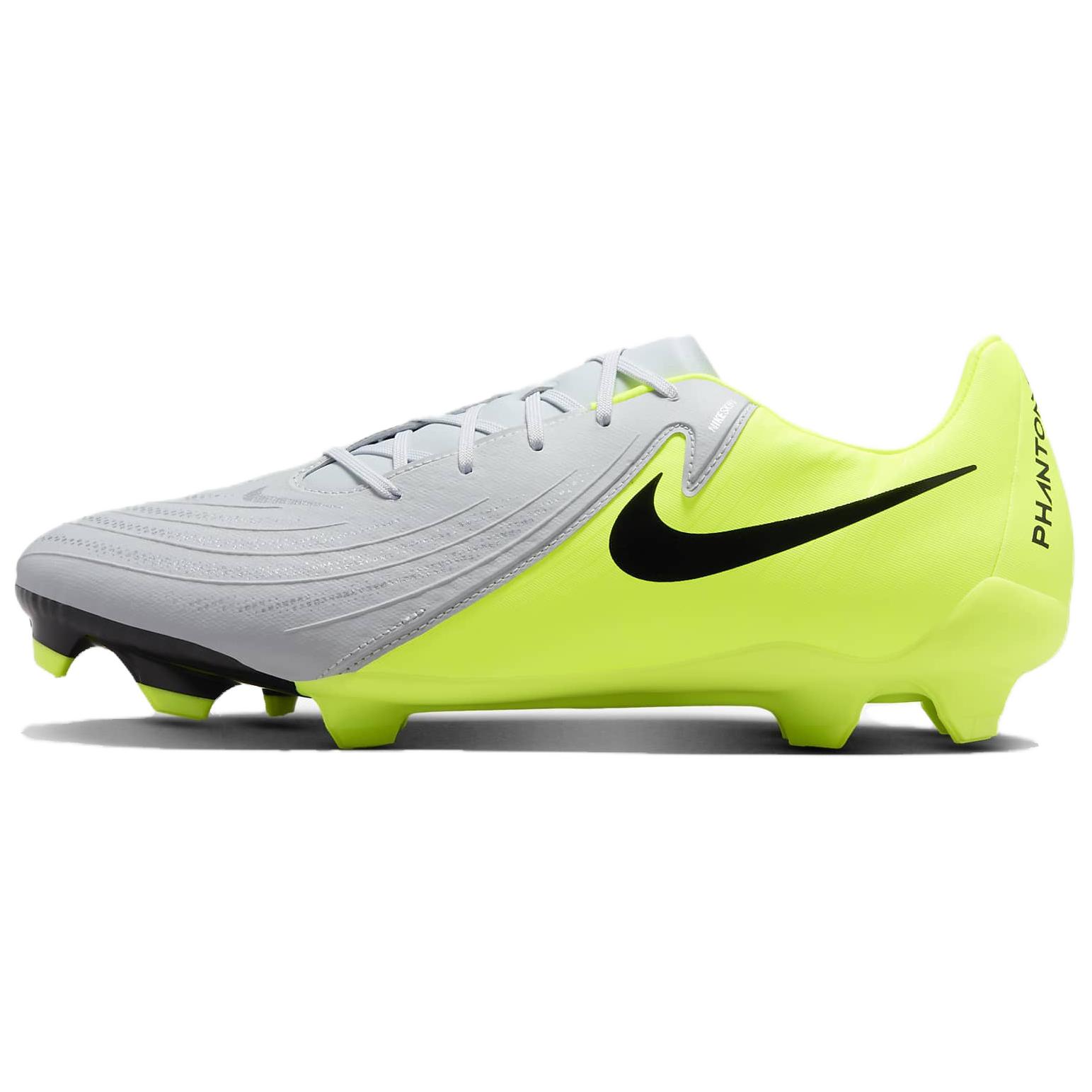 Nike Phantom Gx 2 Academy FG/MG Metallic Silver Volt Black