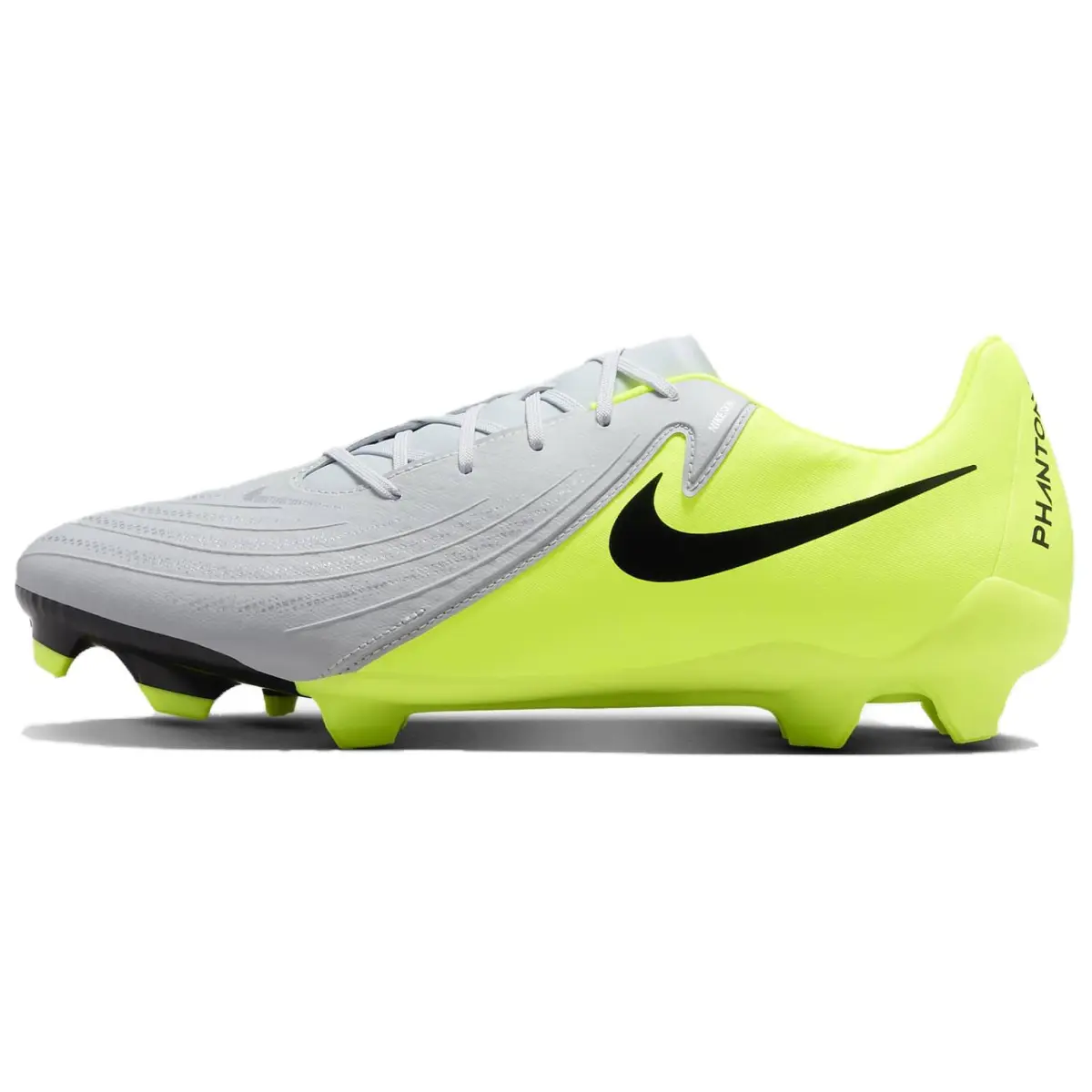 Nike Phantom Gx 2 Academy FG/MG Metallic Silver Volt Black