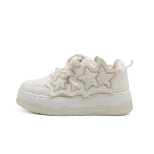 RENBEN Skateboard Shoes Trendy Cushioning, Wear Resistant Low top Casual Shoes Women's