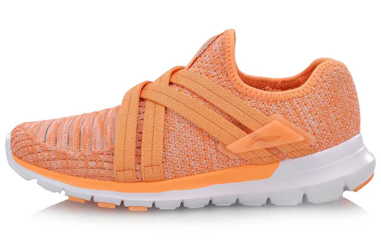 Li Ning Spirituality Casual Shoes Women's Low Top Orange White