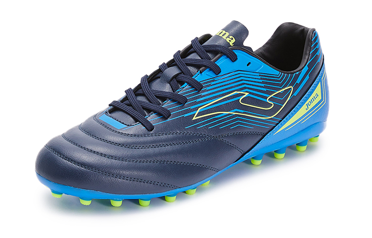 Joma Soccer Shoes Men's Low Top Navy Blue/Royal Blue
