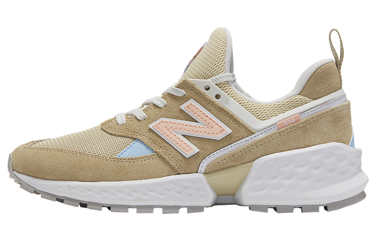 Женские кроссовки New Balance New Balance NB 574 Sport V2 (коричнево-бело-розово-синие)