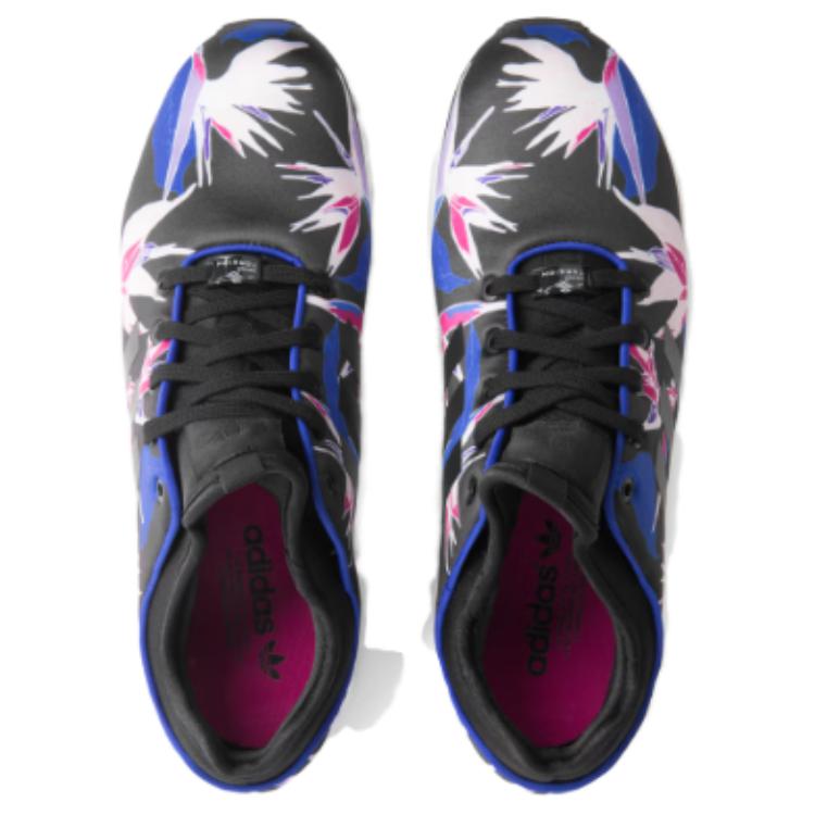 Кроссовки adidas originals ZX Flux (черно-сине-белые) — Чёрныйсинийбелый — фото 5