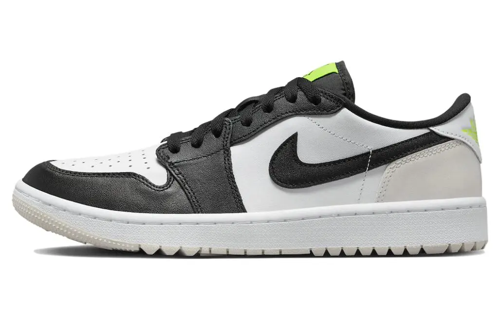 Jordan Air Jordan 1 Low Golf Trendy Low top Golf Shoes Unisex White Black