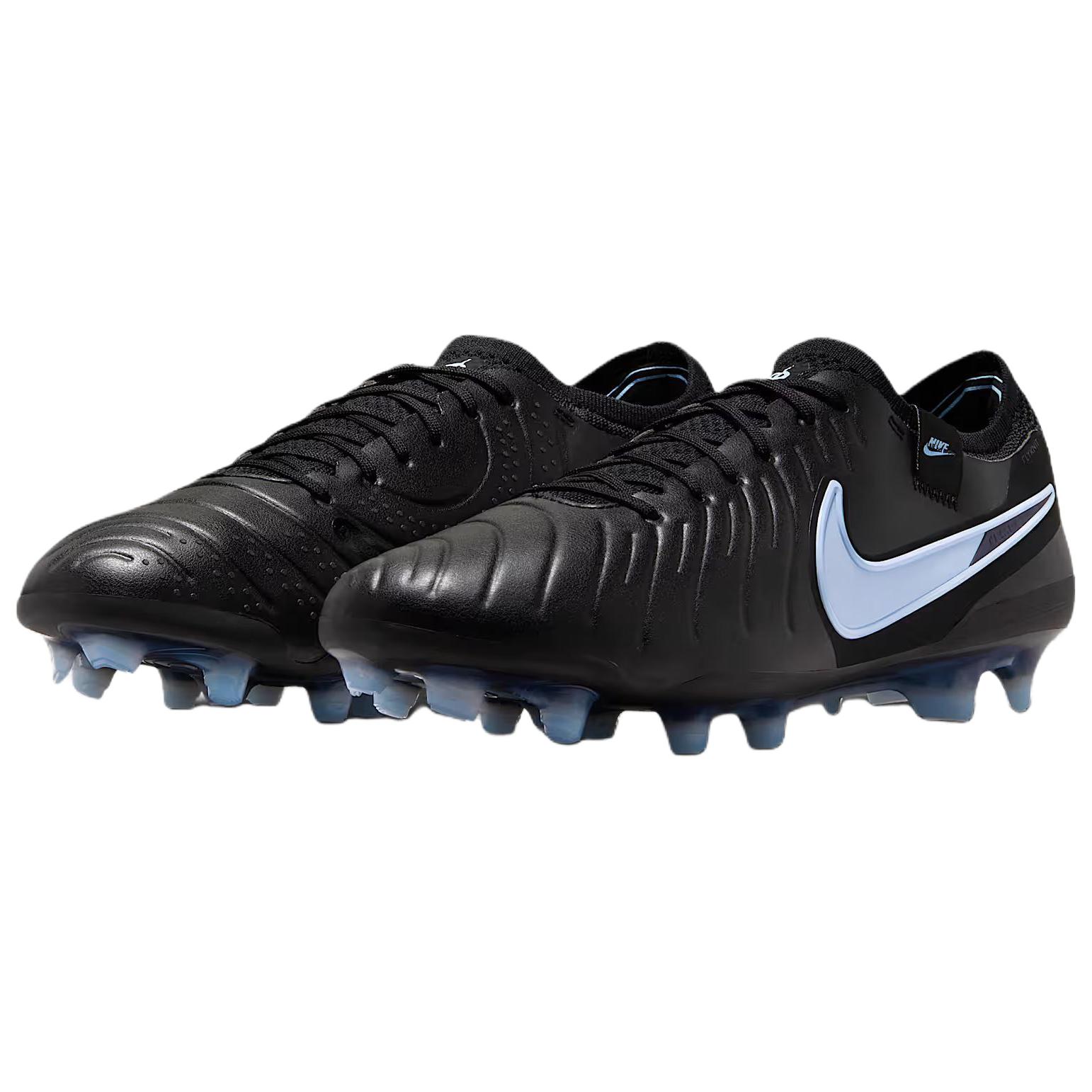 Nike Tiempo Legend 10 Soccer Shoes Unisex Black Blue