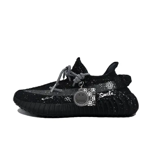 Adidas Originals Yeezy Boost 350 V2 Baby's Breath, Small Daisy Fabric Slip Resistant And Breathable
