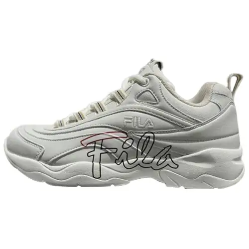 FILA Abrasion Resistant Low top Casual Shoes Unisex White