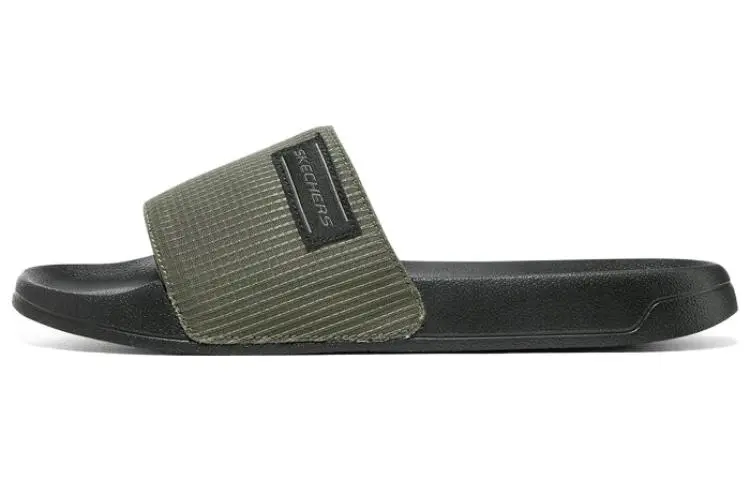 Skechers Side Lines EVA Slide Slippers Men's Olive Green