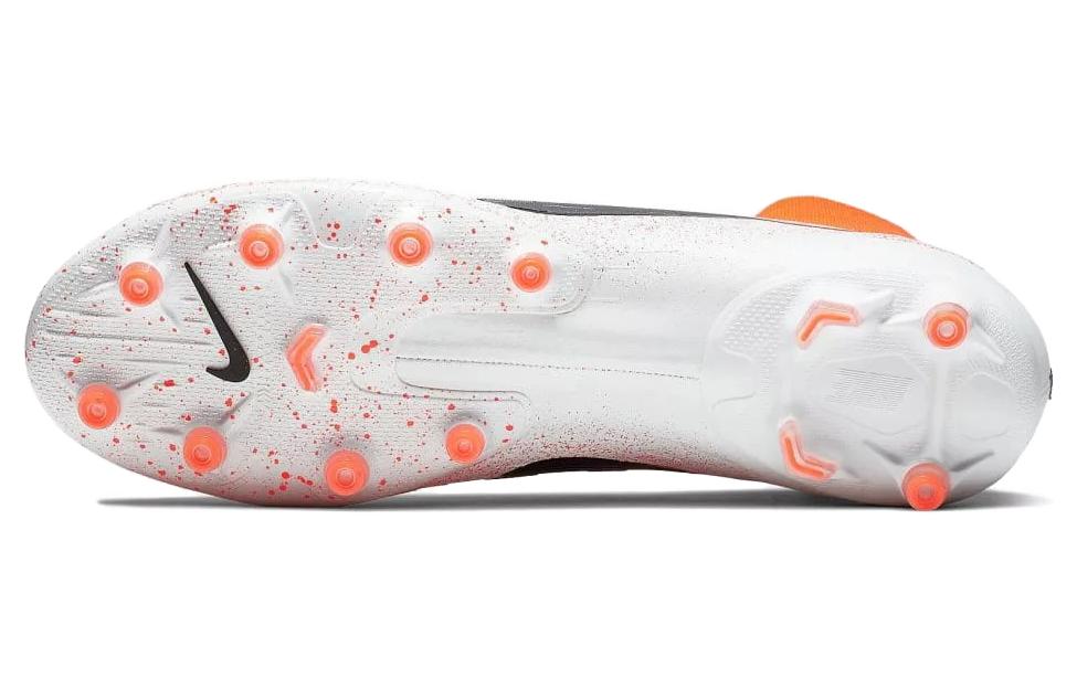 Мужские бутсы Nike Mercurial Superfly 6 (оранжево-белые) — фото 5