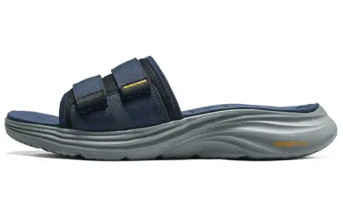 Skechers Sport Abrasion Resistant Slide Slippers Men's Blue Black