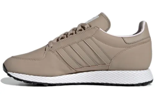 Adidas Originals Forest Grove Abrasion Resistant Slip Resistant Cushioning Low top Casual Shoes Women's Khaki