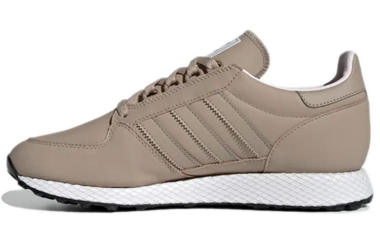 Adidas Originals Forest Grove Abrasion Resistant Slip Resistant Cushioning Low top Casual Shoes Women's Khaki